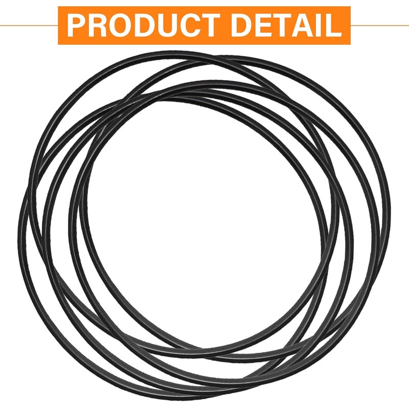 TorqueVance Seal O-Ring Float Bowl Gasket Replacement Lawn Mower Rings Carburetor Accessories 16010-ZE1-812 for GX120 GX140 GX160 GX200 GXV120 GXV140 GXV160, 10Pcs - Image 4